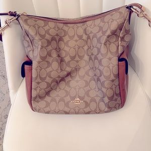 Coach Shoulder Pennie Bag in Redwood/Khaki